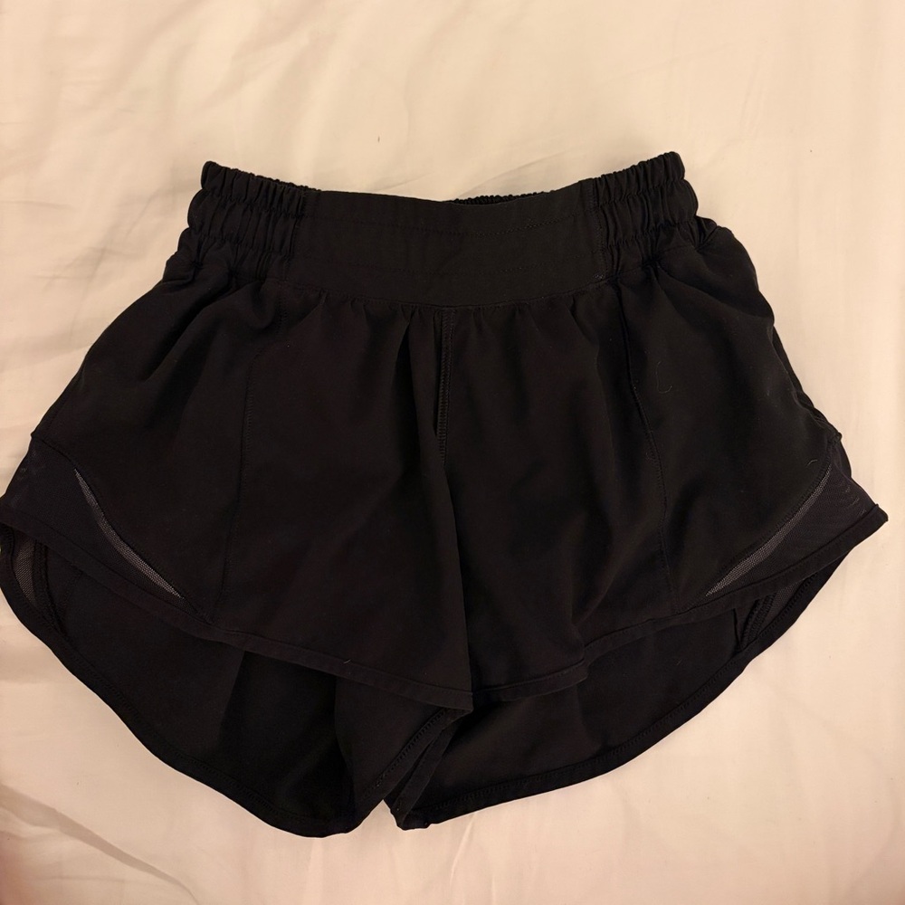 lululemon athletica Women's Black Athletic Shorts